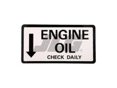 10121317 Decal, Engine Oil | JLG